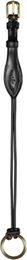 Dy'on Backenstücke für Aufziehtrense Warmblut aus Nylon in Schwarz und Beige - 30 cm – Bild 1 von 3