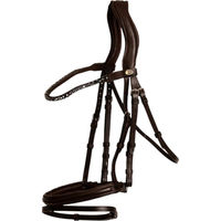 Produktbild von Dy´on Brown Cob Trense aus Soft Leather Collection mit mittelbreitem Sperriemen in Braun