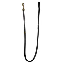 Produktbild von Dy'on Classic Hundeleine aus Leder in Schwarz