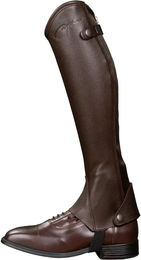 Dy'on Classic Leder-Minichaps für Damen in Braun – Bild 1 von 2