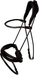 Produktbild von Dy'on ComfoHead Trense aus Leder in Schwarz