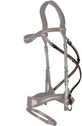 Produktbild von Dy'on Crosspull Riemen D-Motion aus Leder für Vollblut in Braun oder Grau