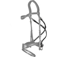 Produktbild von Dy’on Crosspull Riemen D-Motion aus Leder in Schwarz für Warmblut