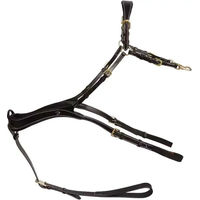 Produktbild von Dy´on D Collection Anatomisches Vorderzeug mit Hilfszügel Schwarz für Warmblut