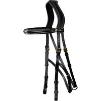Produktbild von Dy'on D Collection Hackamore Trense aus Leder für Pferde in Schwarz