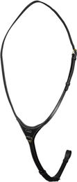 Dy'on D-Collection Yoke Martingal Leder Riemen für Warmblut Schwarz – Bild 1 von 2