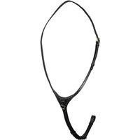 Produktbild von Dy'on D-Collection Yoke Martingal Leder Riemen für Warmblut Schwarz