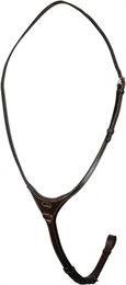 Dy'on D-Collection Yoke Martingal Riemen für Warmblut aus Leder Braun – Bild 1 von 5