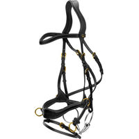 Produktbild von Dy'on D Motion Trense DY Collection aus Leder für Ponys in Schwarz
