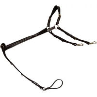 Produktbild von Dy'on DCollection Leder Jagdhalsband Bridge für Pferde in Schwarz