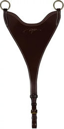Dy'on DCollection Martingalgabel Hard Bib geschlossen aus Leder Braun für Warmblut – Bild 1 von 4