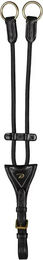 Dy'on DCollection Martingalgabel Standard aus Leder mit elastischen Ringen in Schwarz – Bild 1 von 3