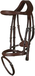 Produktbild von Dy'on Difference Therapeutic Trense aus Leder für Ponys in Braun
