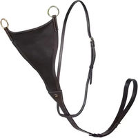 Produktbild von Dy'on Elastisches Martingal für Pferde aus Leder in Braun für Ponys