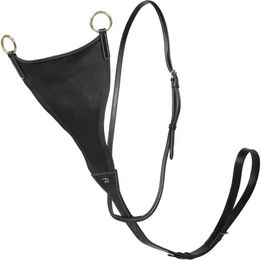 Produktbild von Dy'on Elastisches Martingale für Pferde aus Leder in Schwarz