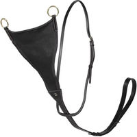 Produktbild von Dy'on Elastisches Martingale für Pferde aus Leder in Schwarz