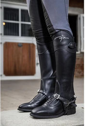 Produktbild von Dy'on Exel Minichaps aus Leder für Damen in Schwarz