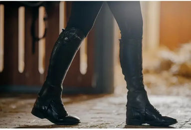 Produktbild von Dy'on Exel Minichaps aus Leder Schwarz Unisex Größe S