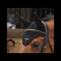 Produktbild von Dy'on Fliegenmütze für Warmblut in Schwarz aus Stoff