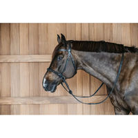 Produktbild von Dy'on Gebisslose anatomische Trense aus Leder für Warmblut in Schwarz oder Braun
