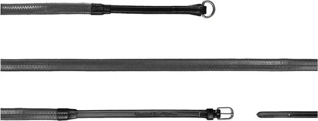 Dy'on Gogue Gummizügel für Pferde in Schwarz - 0,35 kg – Bild 1 von 4