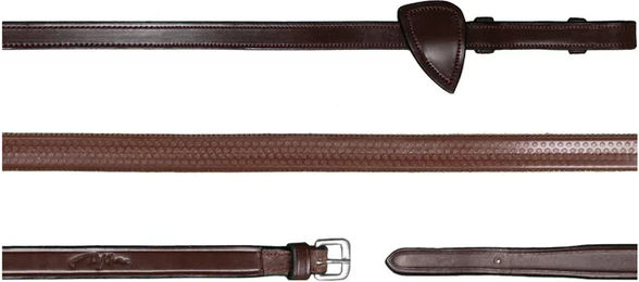 Produktbild von Dy'on Gummizügel 1/2 Dy'on braun aus Leder
