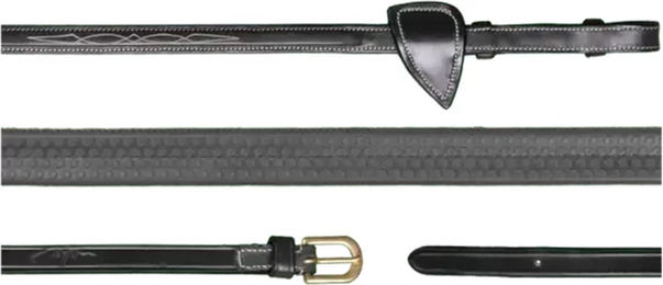 Produktbild von Dy'on Gummizügel für Warmblut Pferde 5/8 Zoll 16mm Schwarz