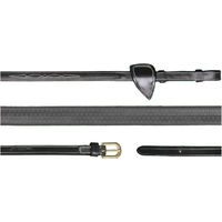 Produktbild von Dy'on Gummizügel für Warmblut Pferde 5/8 Zoll 16mm Schwarz