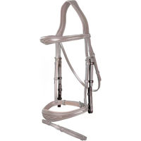 Produktbild von Dy'on Hunter Backenstücke aus Leder Braun Größe Full für Warmblut