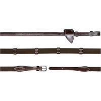 Produktbild von Dy'on Hunter Collection Gewebe-Zügel mit 9 Stegen in Braun