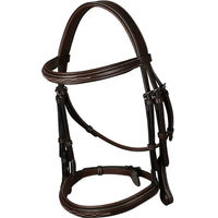 Produktbild von Dy'on Hunter Collection Trense aus Leder mit englischem Reithalfter Braun XL