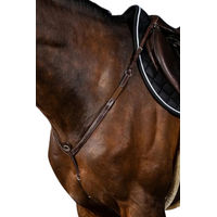 Produktbild von DY'ON Hunter Collection Vorderzeug aus Leder in Braun für Vollblut