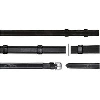 Produktbild von Dy'on Hunter Griffriemen aus Leder in Schwarz mit 7 Stoppern 5/8