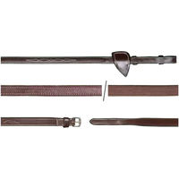 Produktbild von Dy'on Hunter US Collection Zügel für Pferde aus Kunstleder in Braun 1/2 Zoll