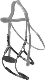 Produktbild von Dy'on Hybride elastische Nasenriemen für Pferde Schwarz Pony