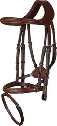Produktbild von Dy'on Jagdhalsband US Collection aus Leder in Braun für Pferde