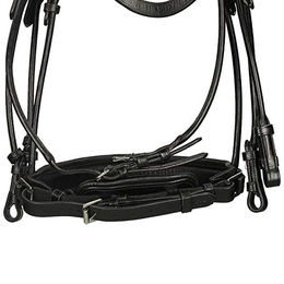 Dy'on Kandare DRC Matt Schwarz für Warmblut aus Kunstleder – Bild 1 von 4