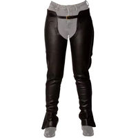 Produktbild von Dy'on Lange Lederchaps Standard Schwarz Unisex