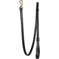 Produktbild von Dy'on Leder Schleppleine für Hunde Schwarz 90 cm