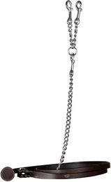 Produktbild von Dy'on Lederführleine mit Kette Working Collection Braun - 2 m