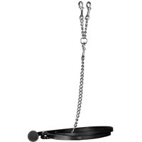 Produktbild von Dy'on Lederführleine mit Kette Working Collection Schwarz - 2 m