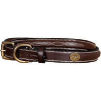 Produktbild von Dy'on Lederhalsband für Hunde Braun Größe L