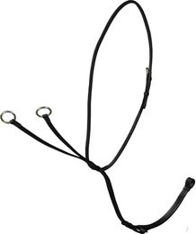 Produktbild von Dy'on Martingal mit Ringen Schwarz für Warmblut