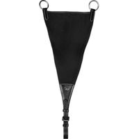 Produktbild von Dy'on Martingalgabel US Collection elastisch geschlossen aus Leder für Ponys in Schwarz