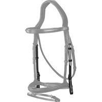 Produktbild von Dy'on New English Collection Backenständer aus Leder für Warmblut Pferde in Braun oder Schwarz