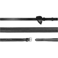 Produktbild von Dy'on New English Collection Gummizügel für Pferde Schwarz