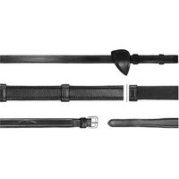 Produktbild von Dy'on New English Collection Jagdzügel aus Leder in Schwarz für Pferde