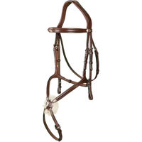 Produktbild von Dy'on New English Collection Leder Trense für Ponys mit gekreuztem Nasenriemen