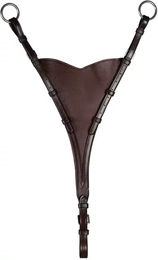 Dy'on New English Collection Martingalgabel geschlossen soft aus Leder in Braun für Vollblut Pferde – Bild 1 von 2