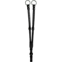 Produktbild von Dy'on New English Collection Martingalgabel mit Ringen aus Leder für Ponys in Schwarz